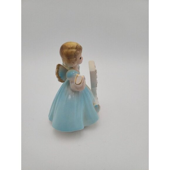 Josef Original 5th Birthday Angel Figurine Vintage w Original Tags And Sticker - Picture 5 of 16